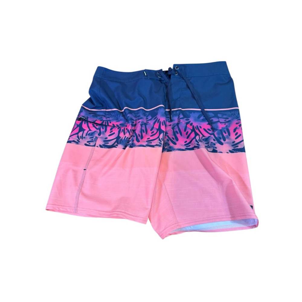 Men's O'Neill Board Shorts Size 32 Blue and Pink